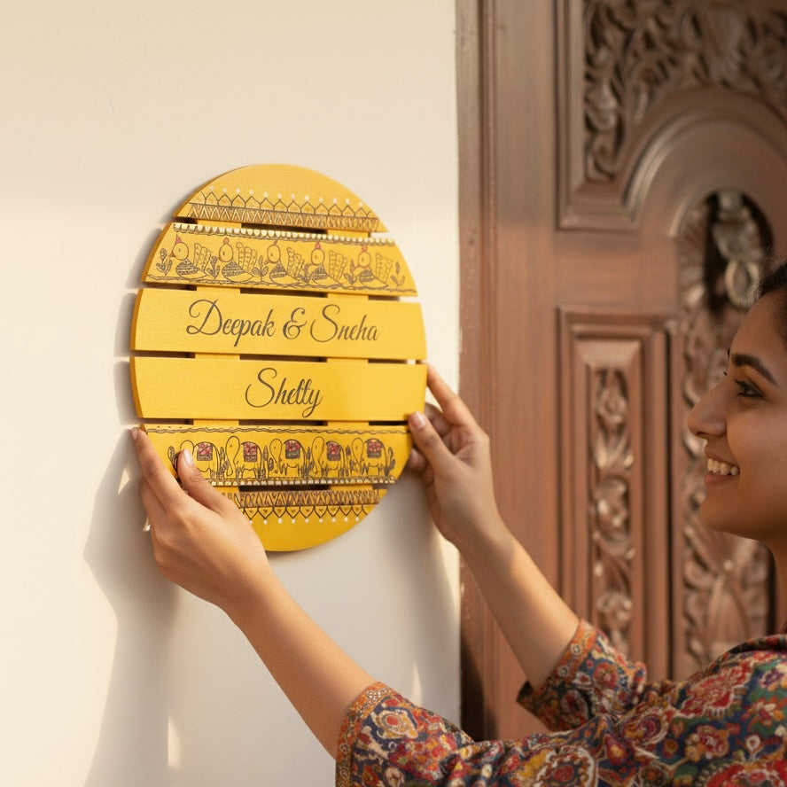 Madhubani Name Plates