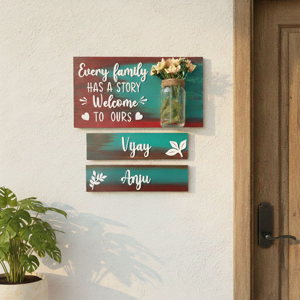 Name Plates With Jar