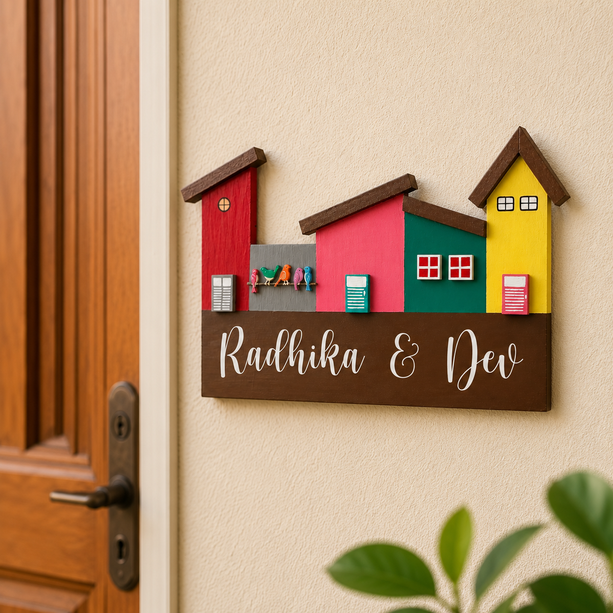 Hut-Shaped Name Plates