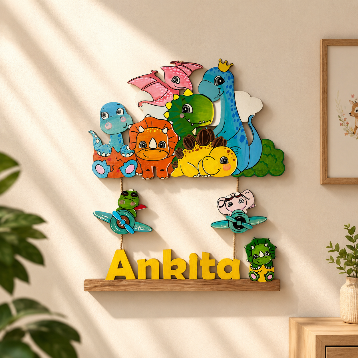 Dinosaur Kids Name Plates