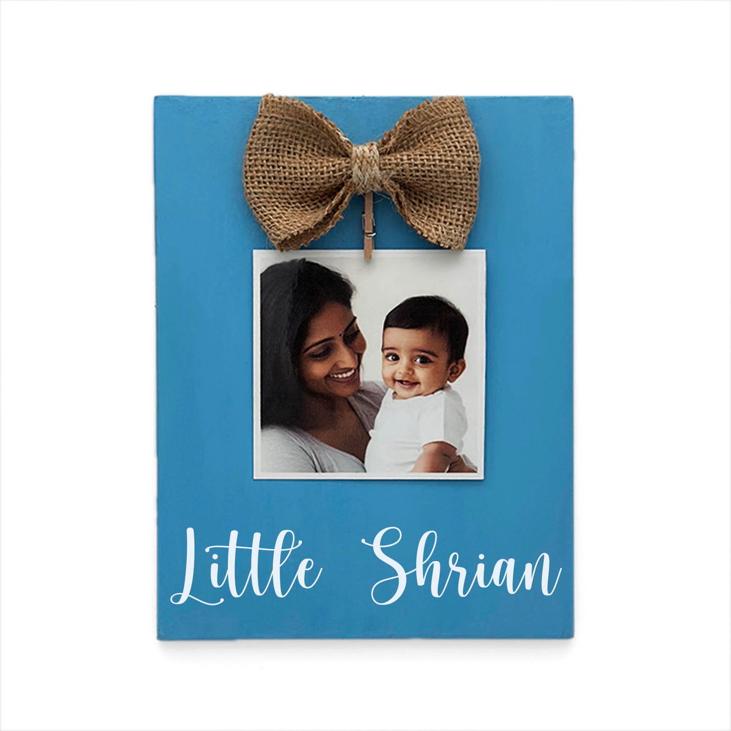 Personalised Hand-Painted Mini Wooden Photo Holder