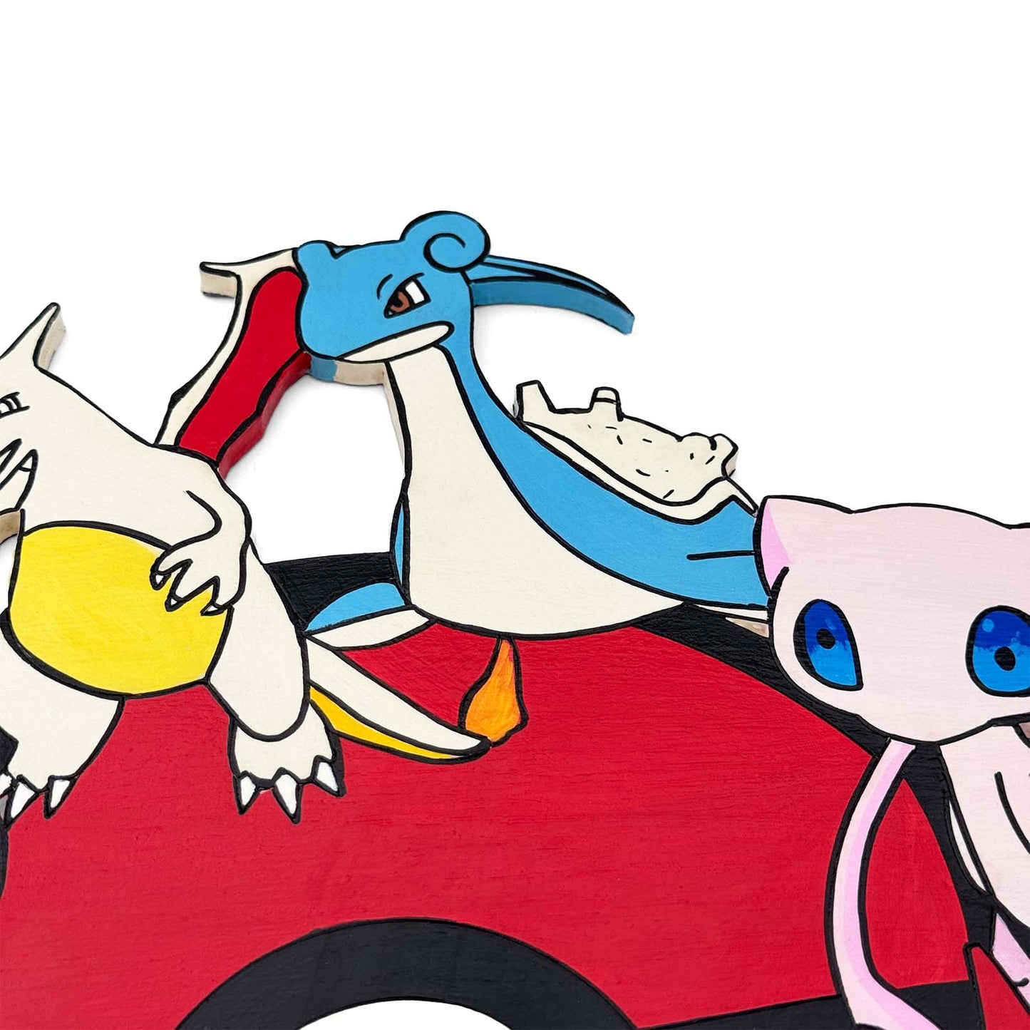 Pokemon Themed Hand-Painted Wooden Kids Name Plate