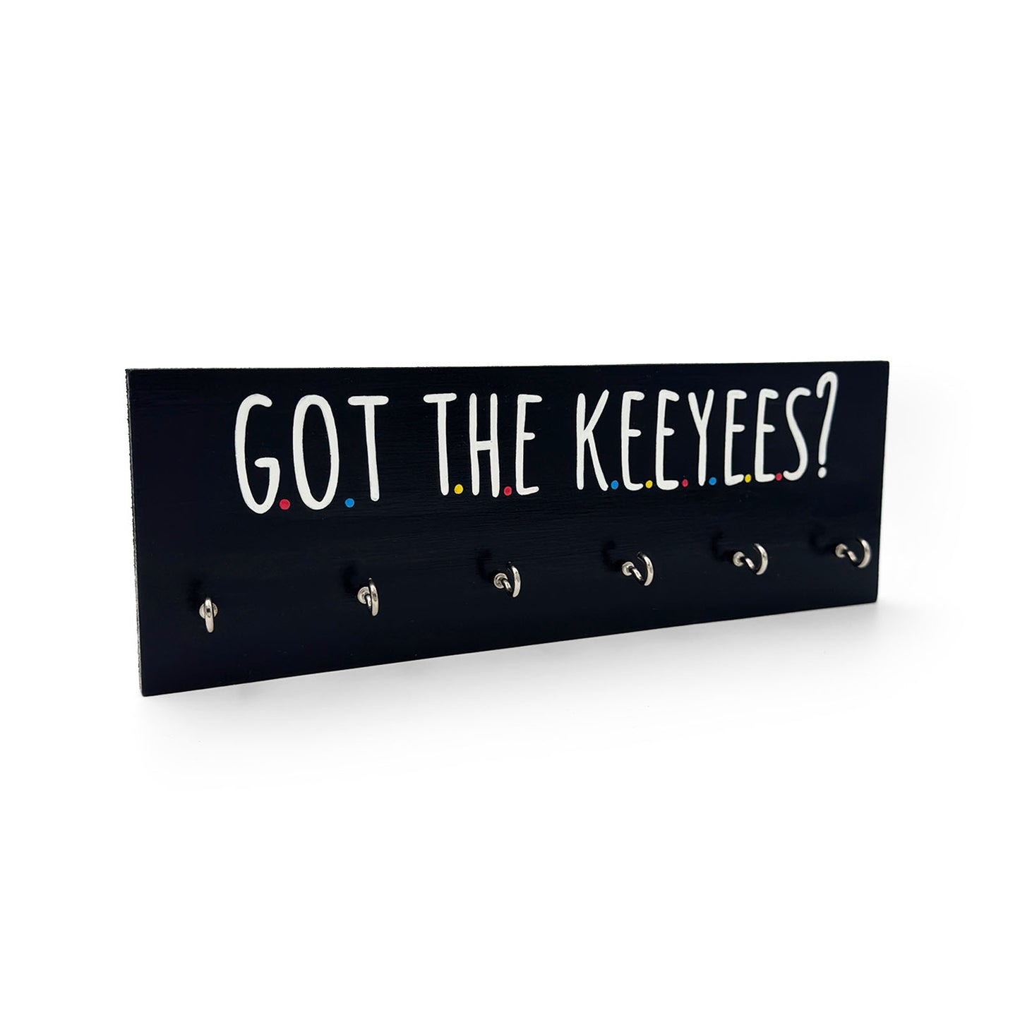 Got The Keeyees? Hand-Painted Wooden Key Holder