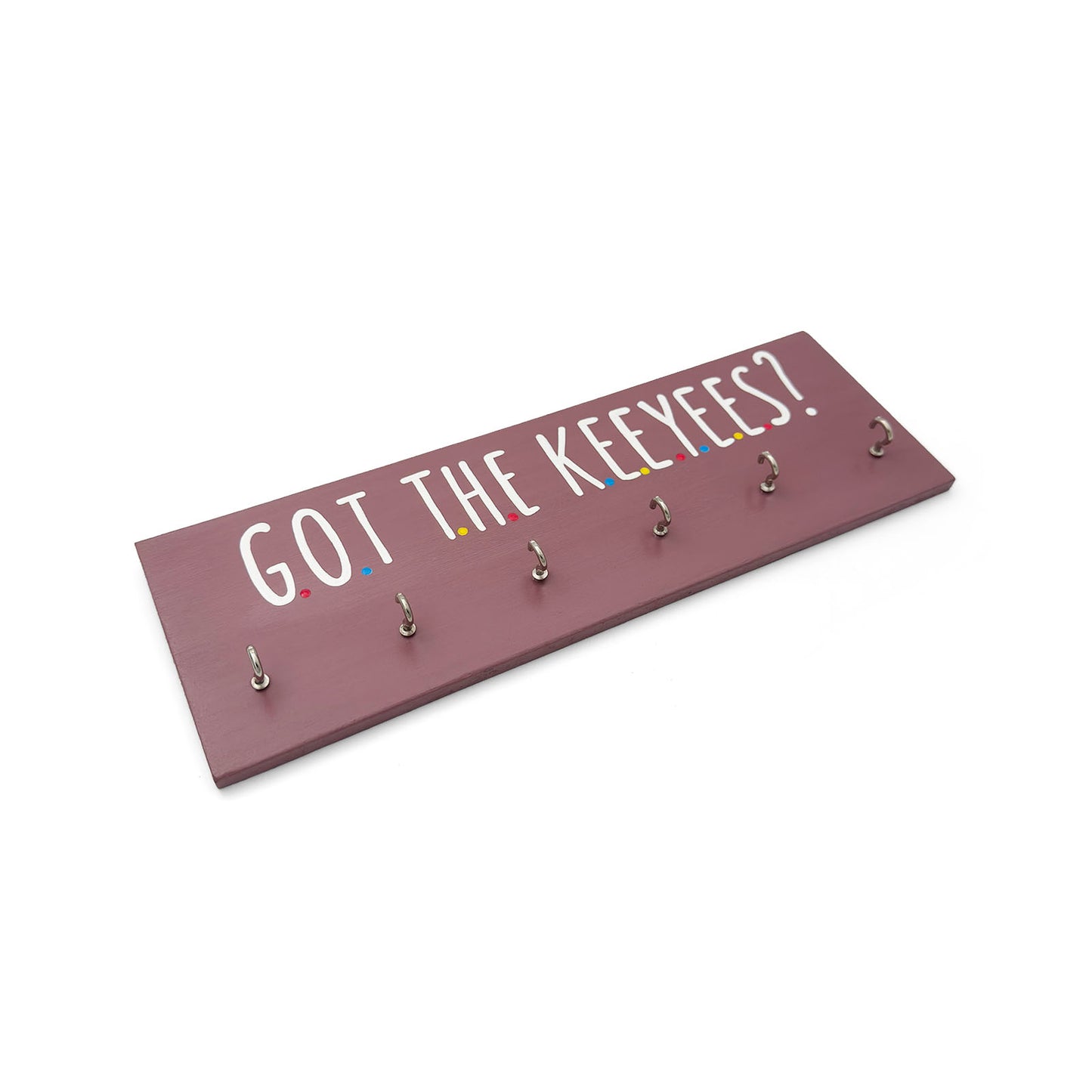 Got The Keeyees? Hand-Painted Wooden Key Holder