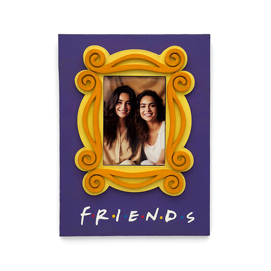 F.R.I.E.N.D.S. Hand-Painted Wooden Photo Holder - Purple