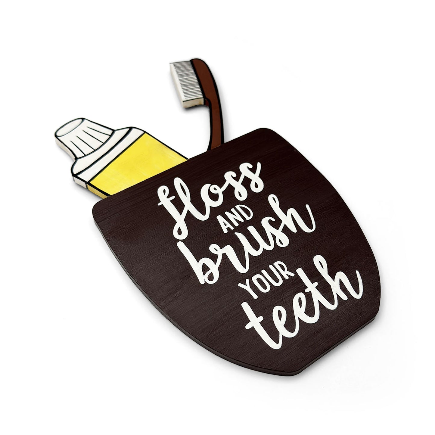 Hand-Painted Wooden Washroom Hanging Combo Of 2