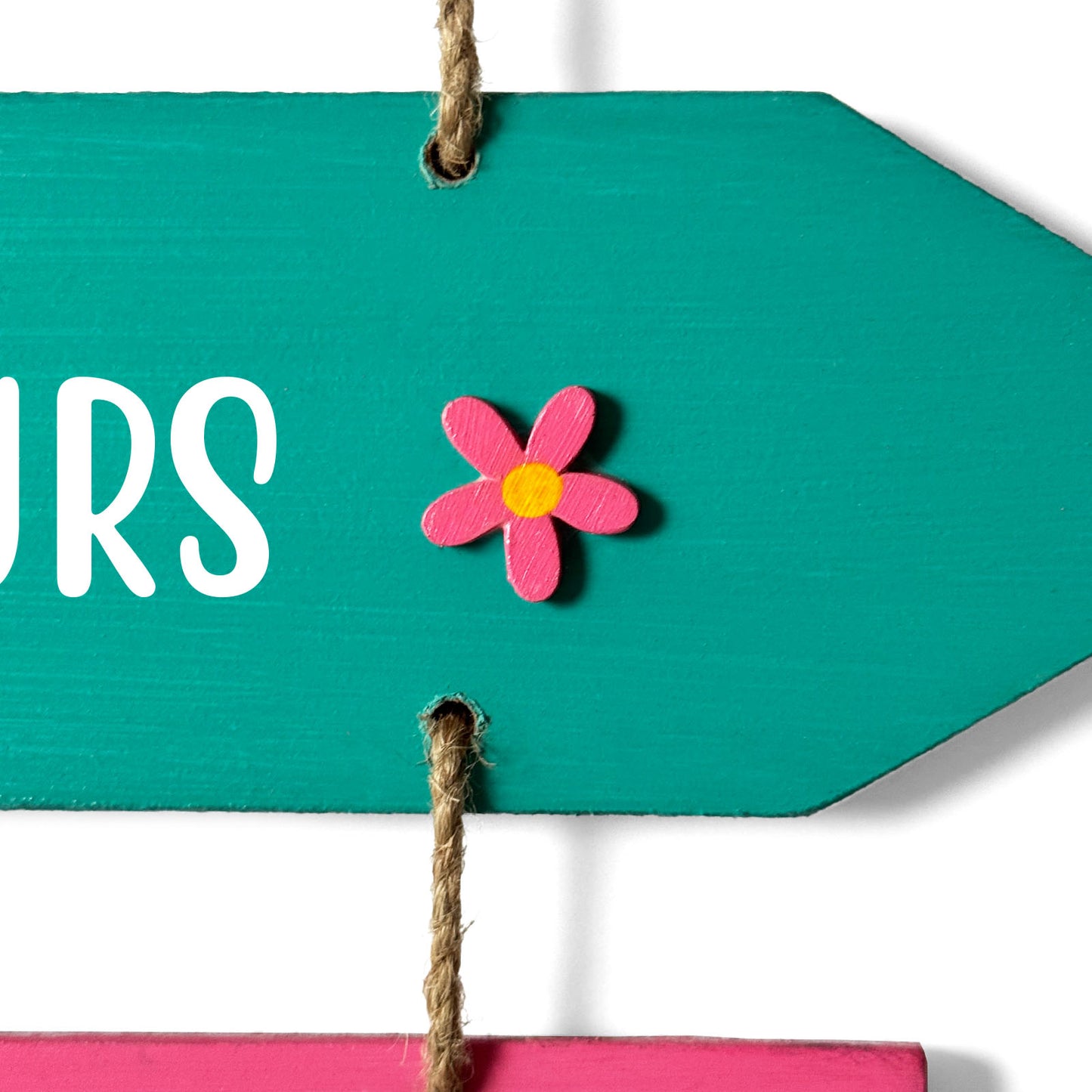 Every Family Has A Story Welcome To Ours Hand-Painted Wooden Arrow Plank Name Plate For Home