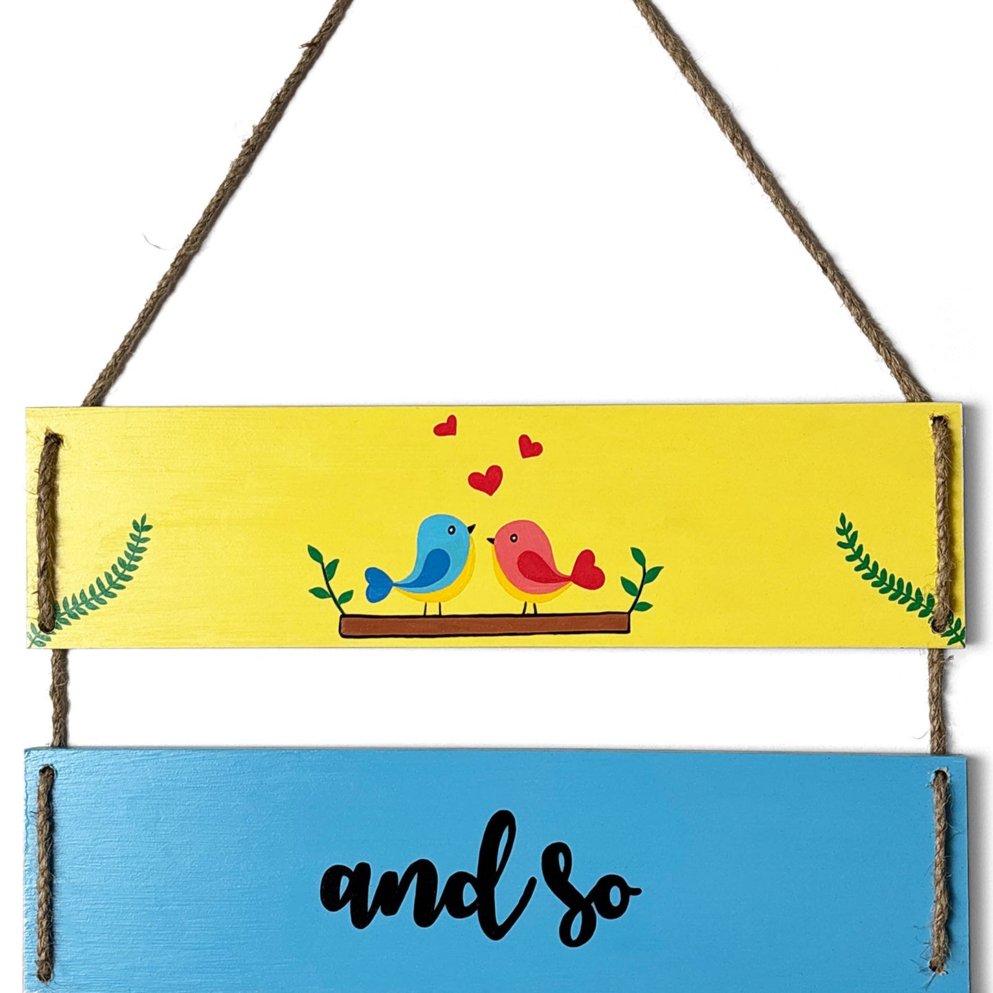 Together They Built A Life They Loved Hand-Painted Wooden Plank Wall Hanging