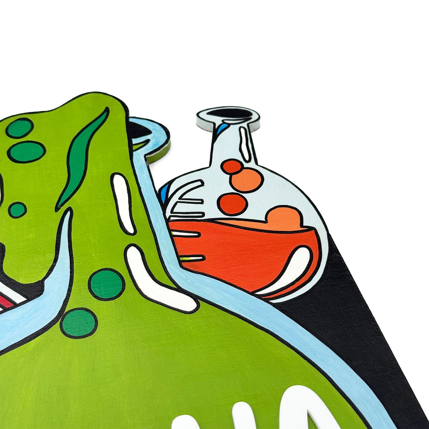 Science Themed Hand-Painted Wooden Kids Name Plate