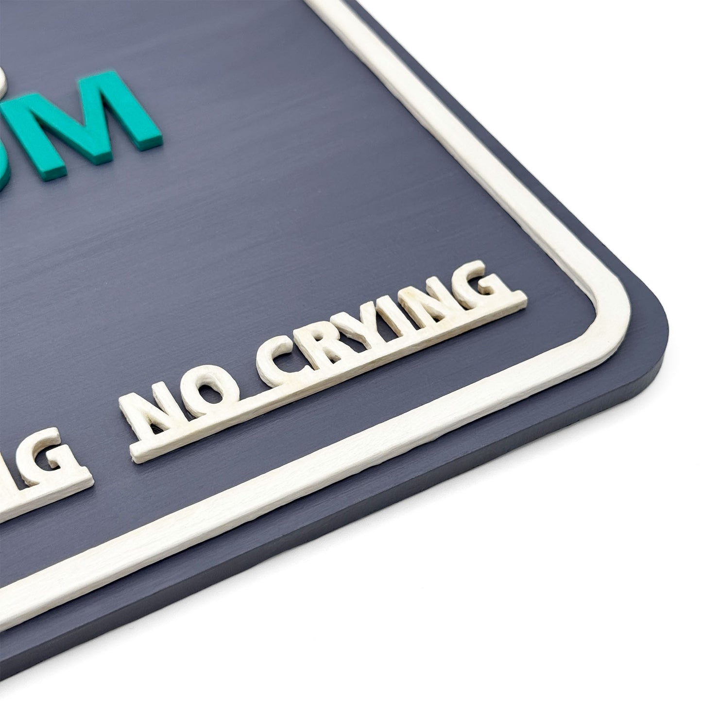 Game Room Themed Hand-Painted Wooden Kids Name Plate