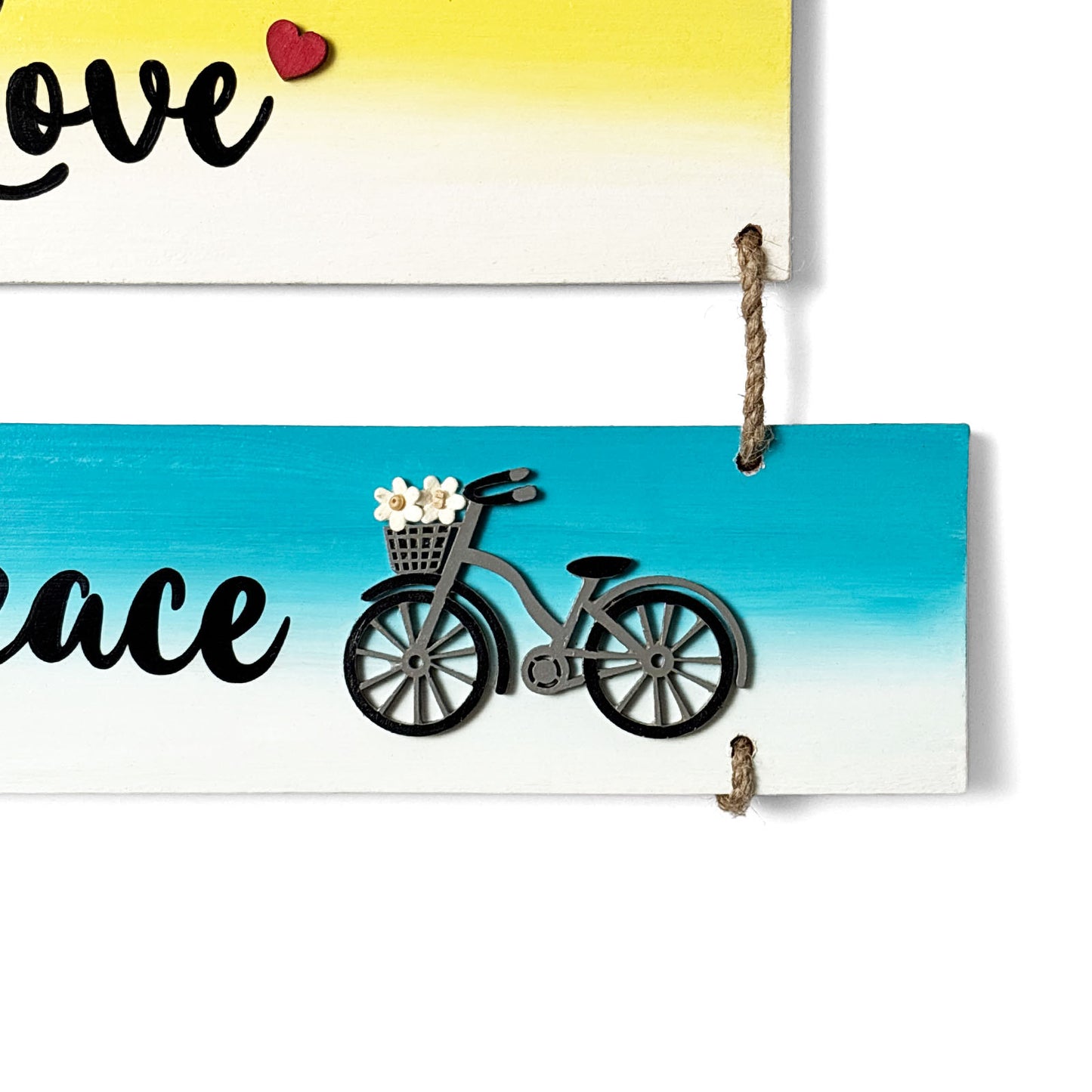 Welcome To Our Home Hand-Painted Wooden Arrow Plank Wall Hanging - Design 15