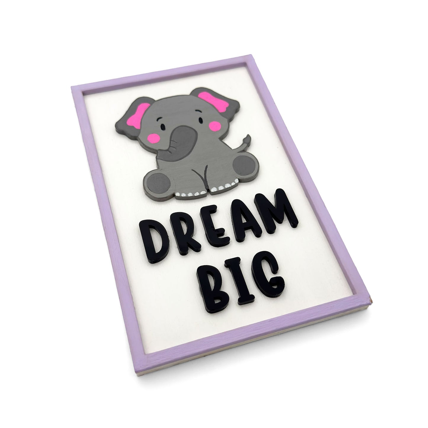 Animal Themed Hand-Painted Wooden Kids Wall Frame Combo of 6