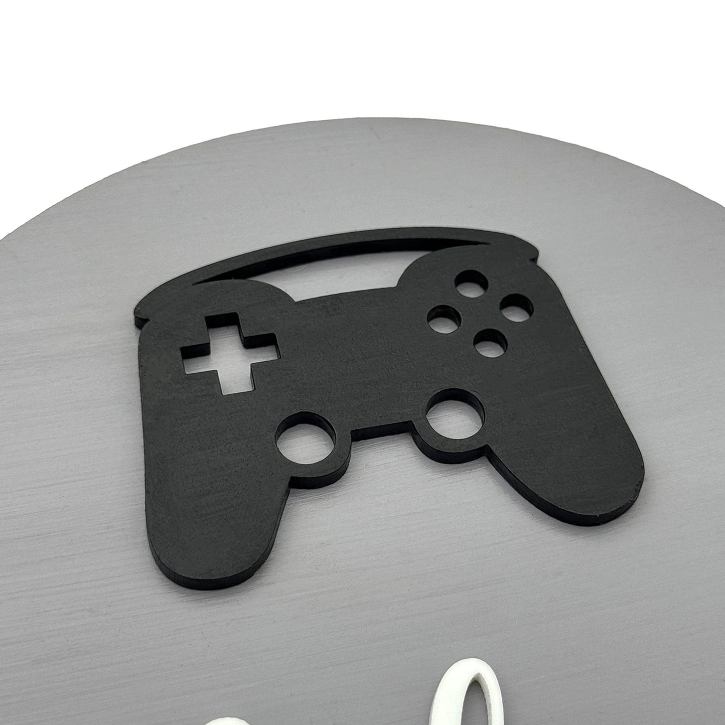 Game Themed Hand-Painted Wooden Mini Kids Name Plate