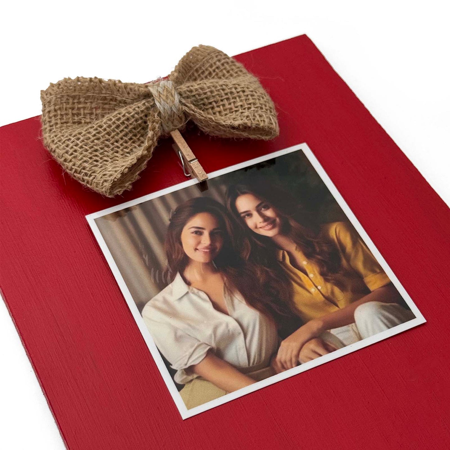 Personalised Hand-Painted Mini Wooden Photo Holder