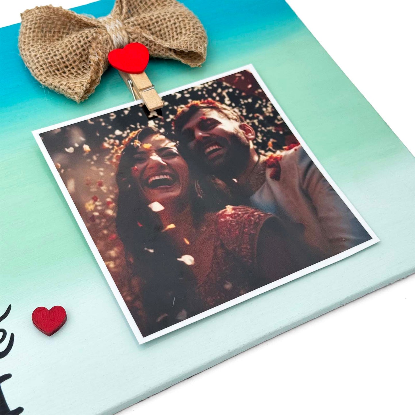 Favourite Place Personalised Hand-Painted Wooden Photo Holder