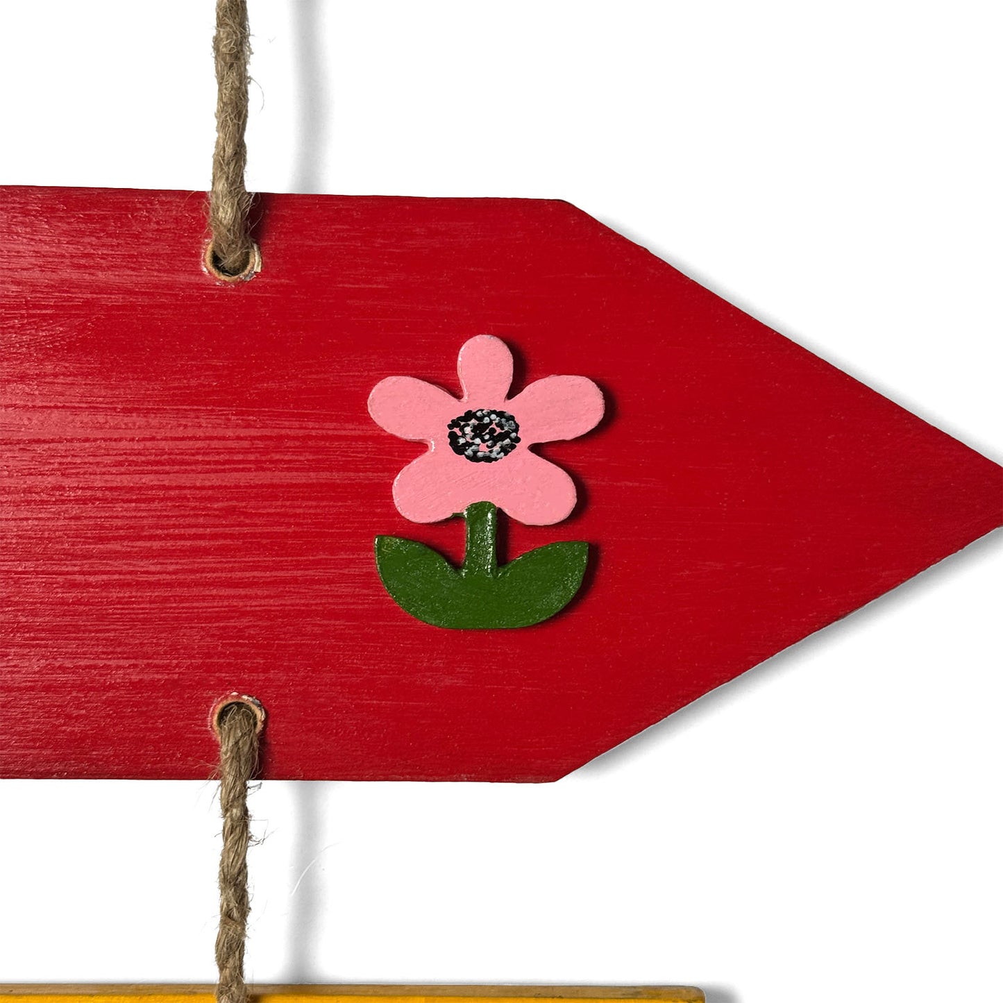 This Is Us Our Life Our Story Our Home  Hand-Painted Wooden Arrow Plank Name Plate For Home - Three Planks