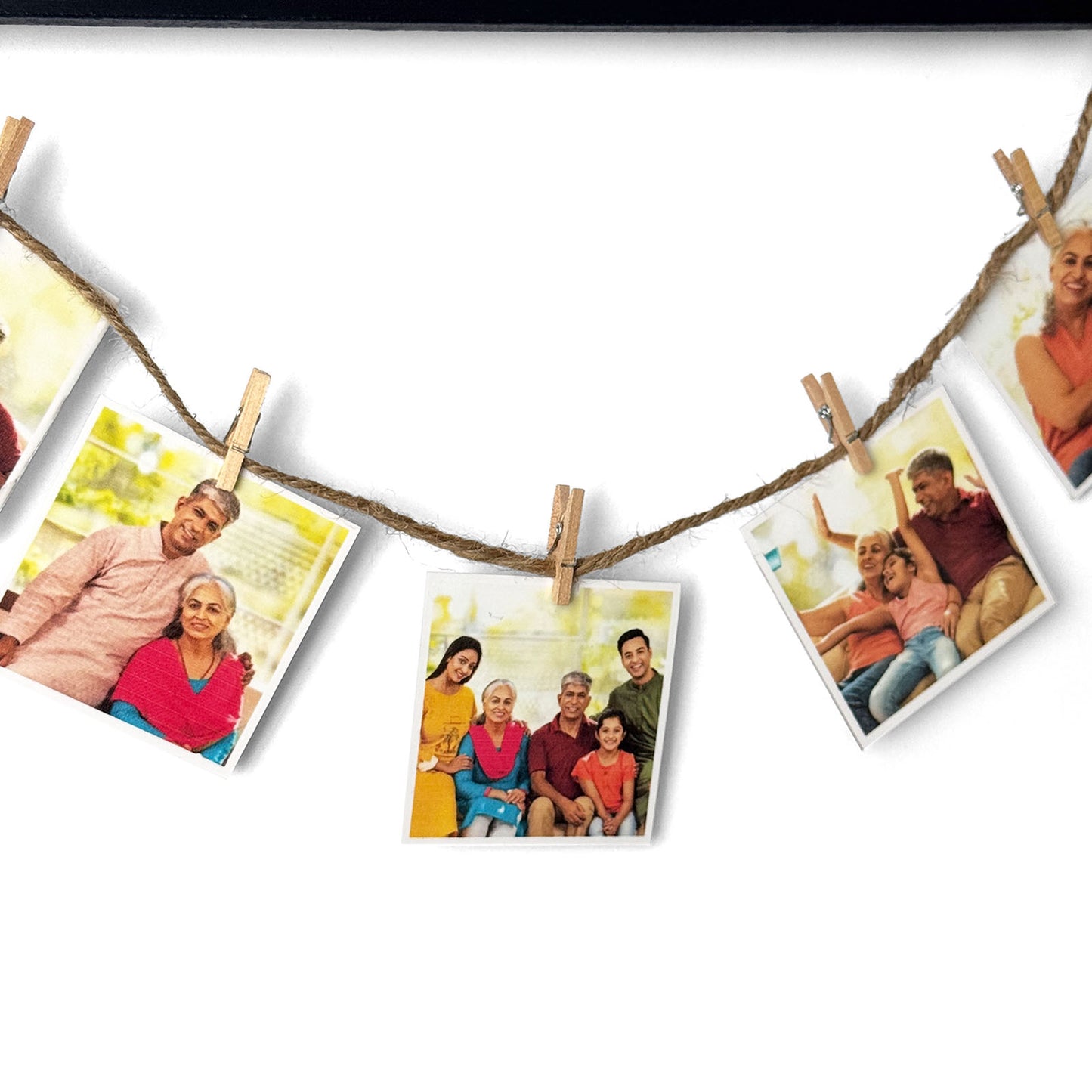 Personalised Hand-Painted Wooden Single Plank Photo Holder