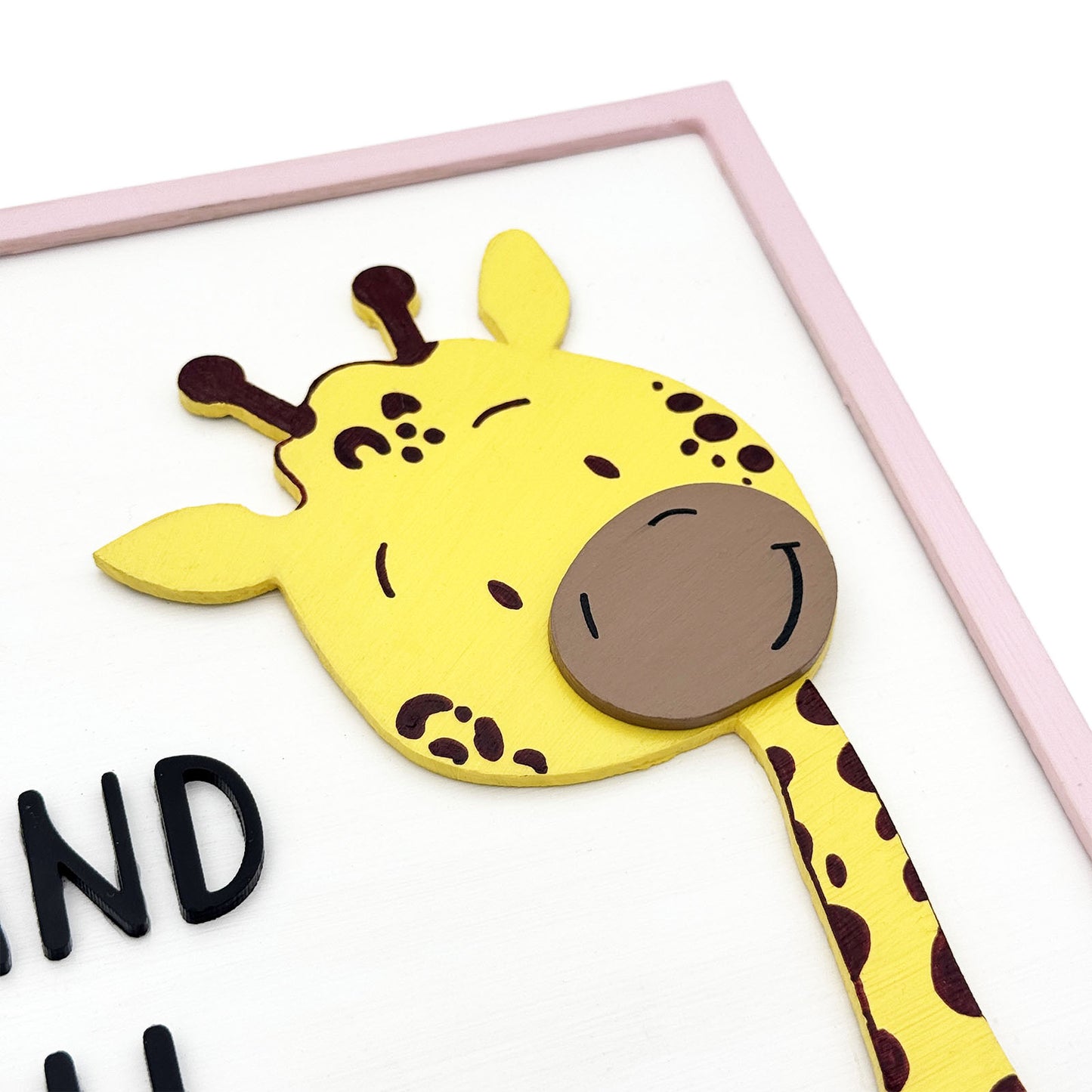Stand Tall Hand-Painted Wooden Kids Wall Frame