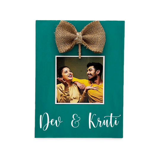 Personalised Hand-Painted Mini Wooden Photo Holder