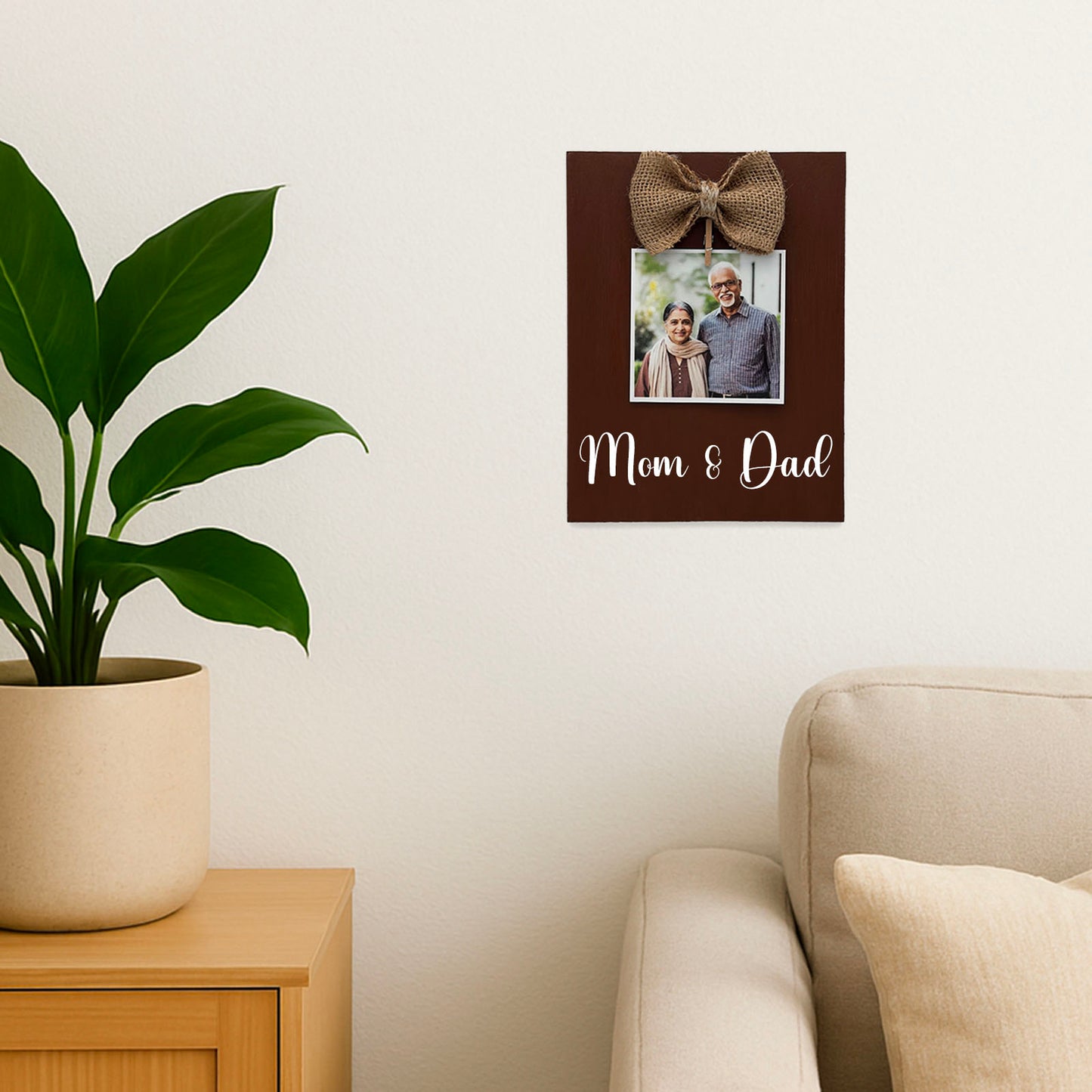 Personalised Hand-Painted Mini Wooden Photo Holder