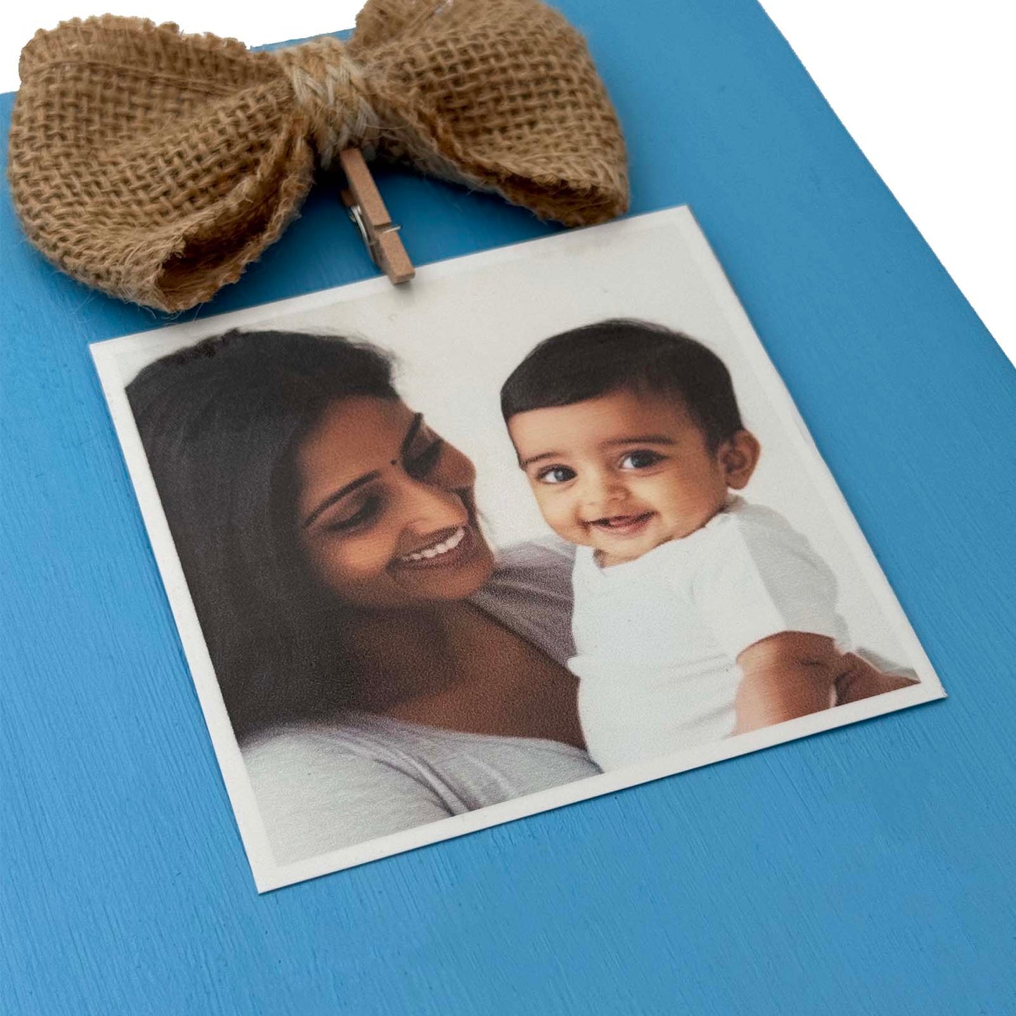 Personalised Hand-Painted Mini Wooden Photo Holder