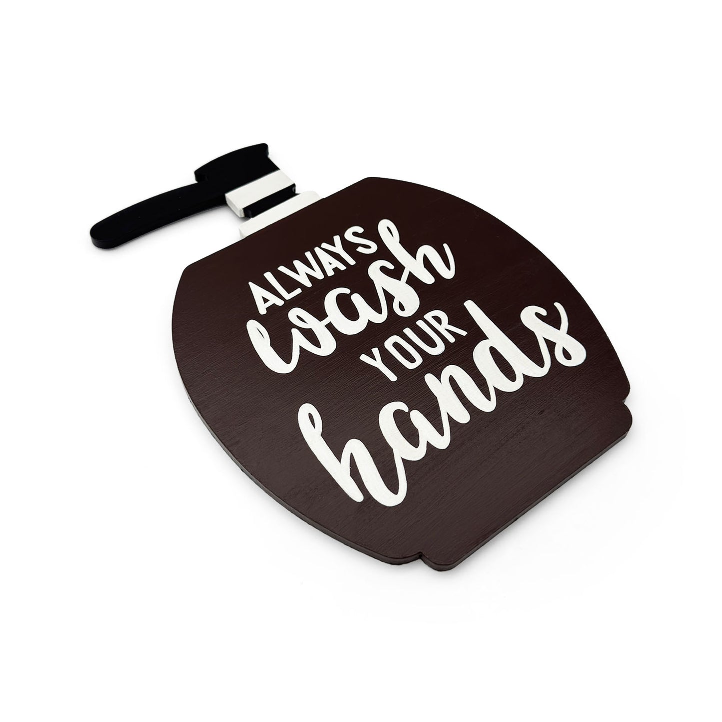 Hand-Painted Wooden Washroom Hanging Combo Of 2