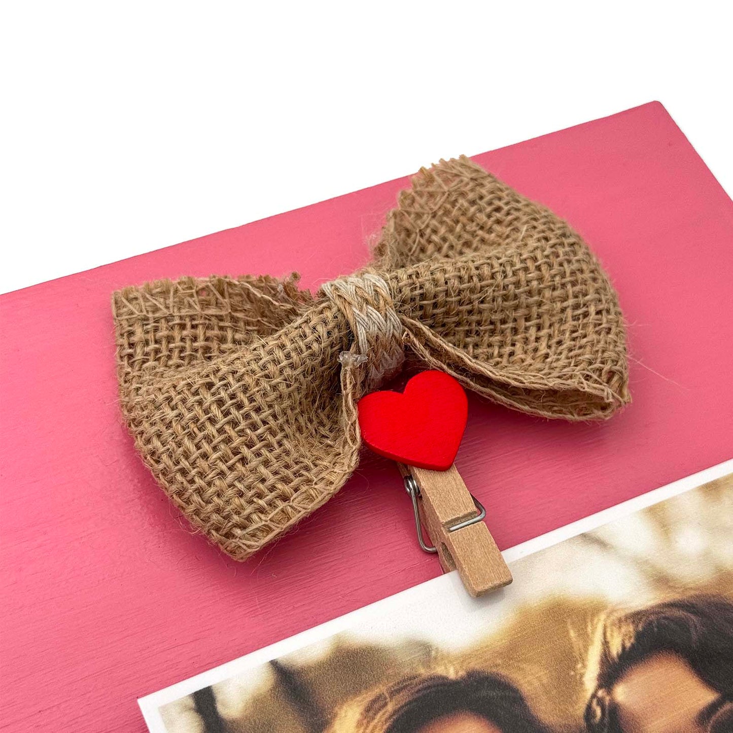 Personalised Hand-Painted Rectangular Wooden Photo Holder