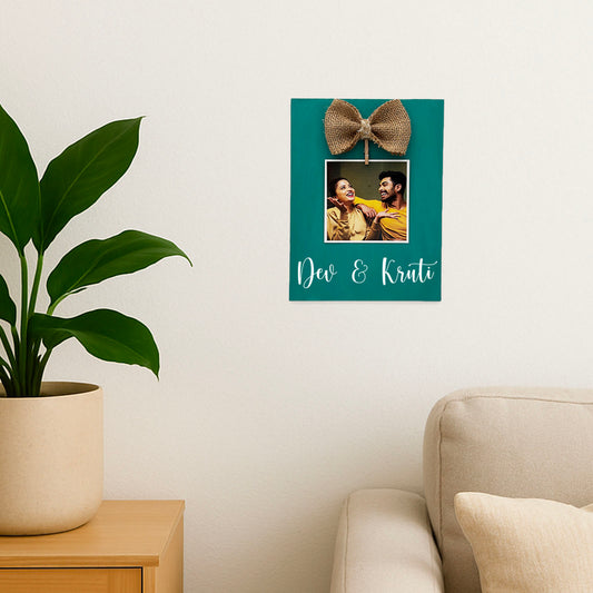 Personalised Hand-Painted Mini Wooden Photo Holder