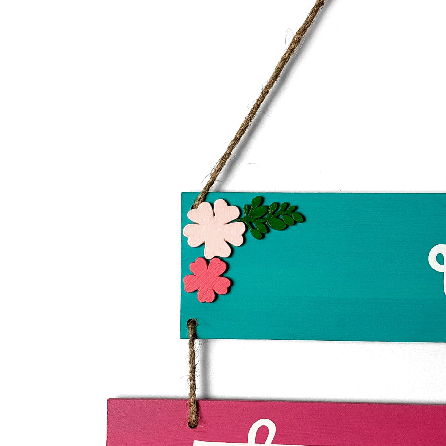 Mool Mantra Hand-Painted Wooden Plank Hanging