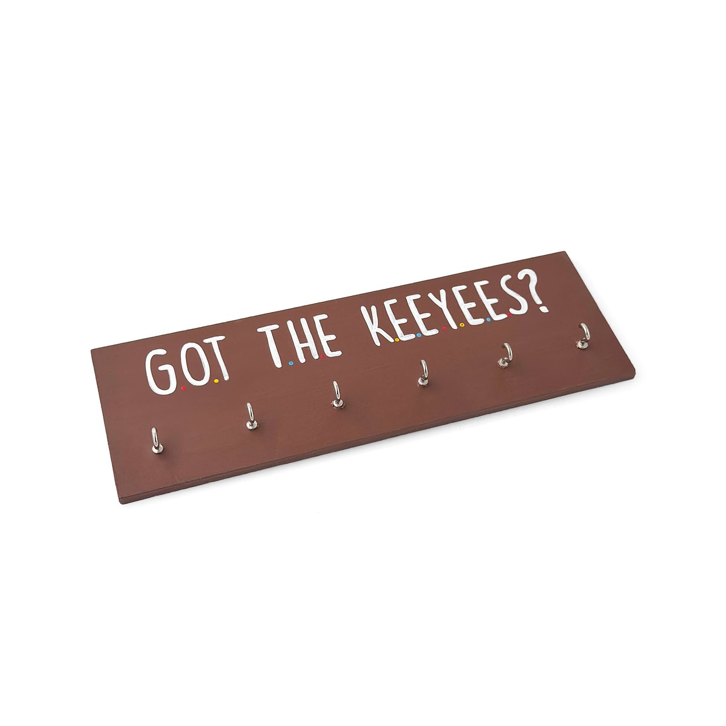 Got The Keeyees? Hand-Painted Wooden Key Holder