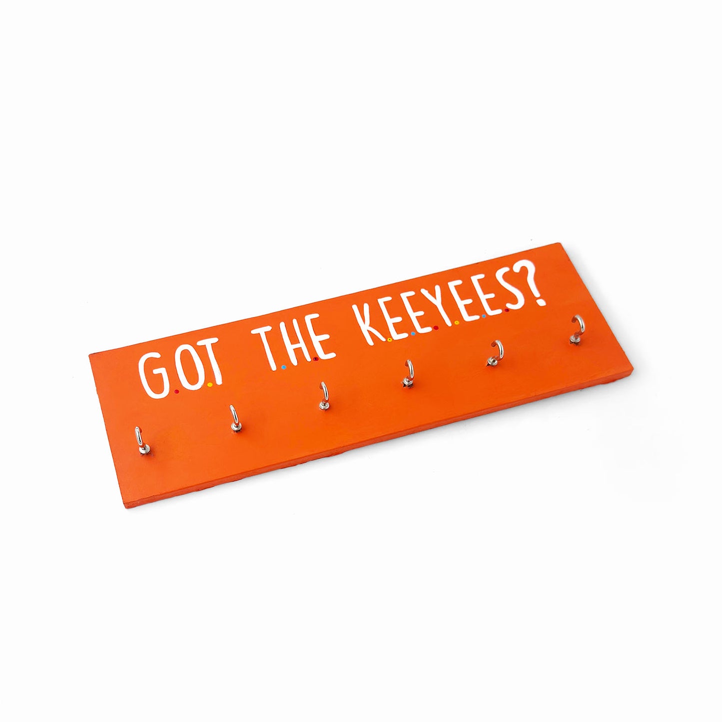 Got The Keeyees? Hand-Painted Wooden Key Holder