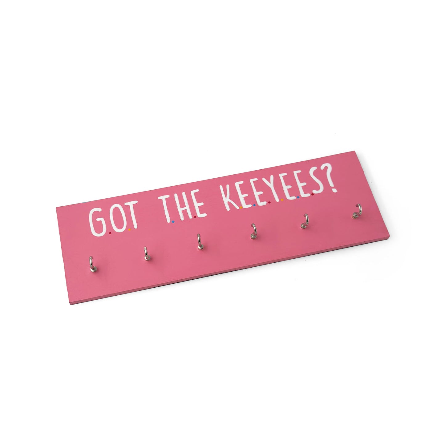 Got The Keeyees? Hand-Painted Wooden Key Holder