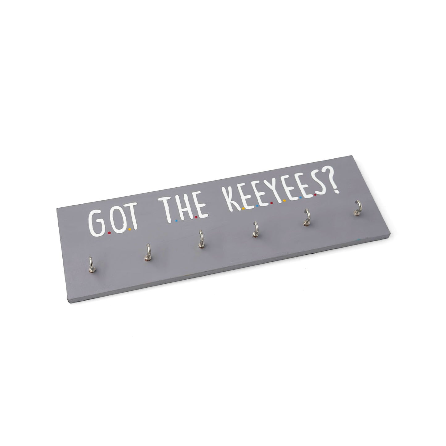 Got The Keeyees? Hand-Painted Wooden Key Holder