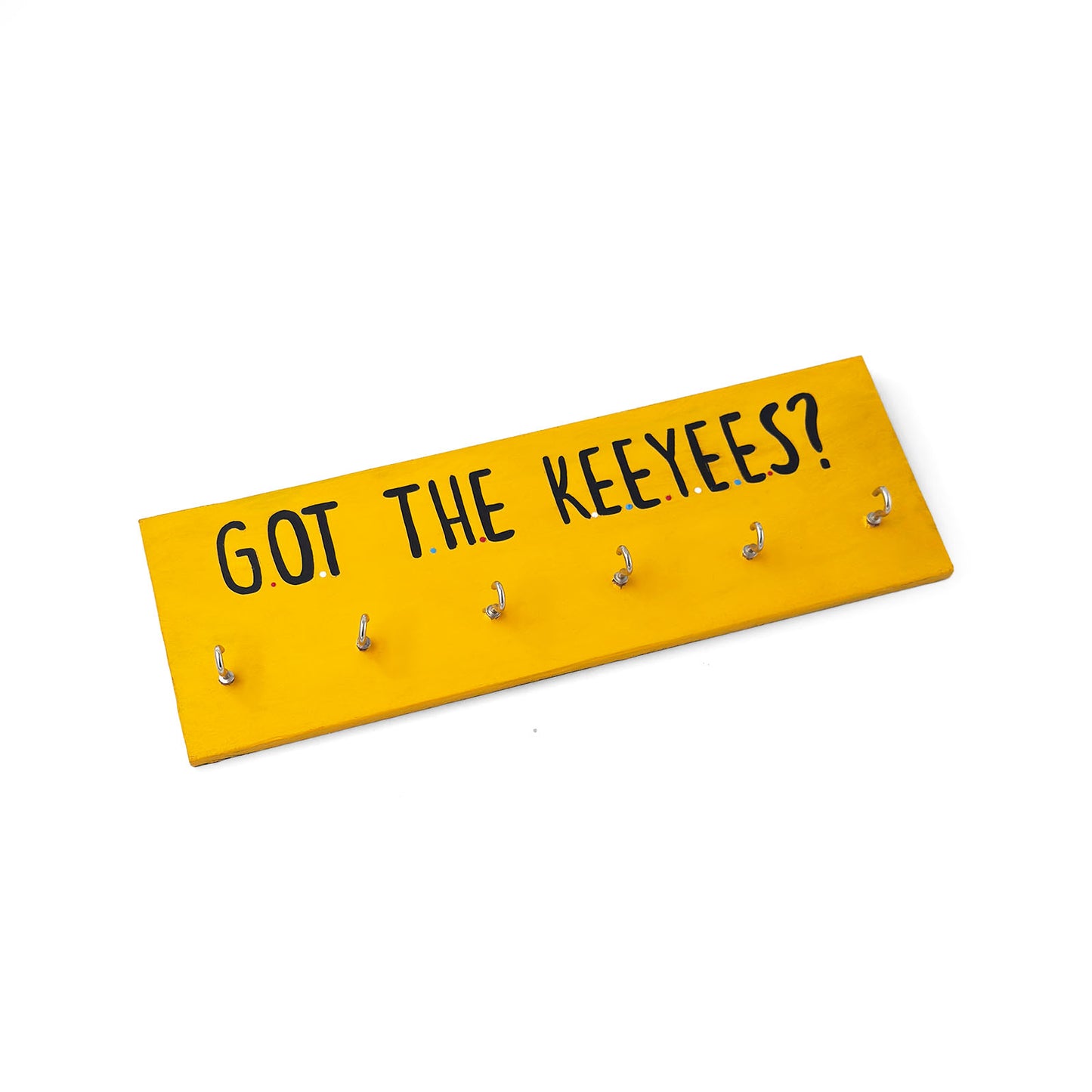Got The Keeyees? Hand-Painted Wooden Key Holder