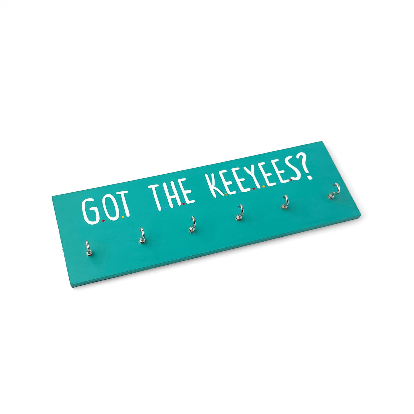 Got The Keeyees? Hand-Painted Wooden Key Holder