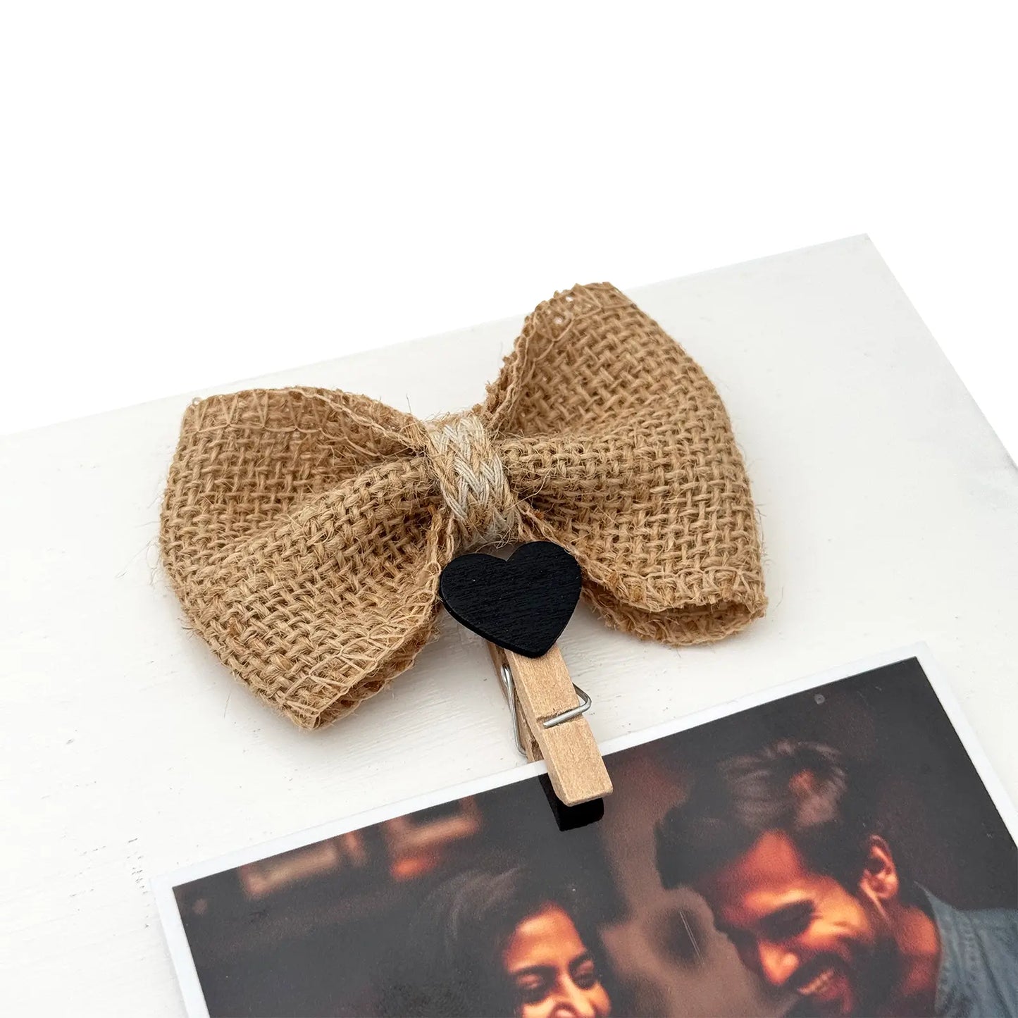 Personalised Hand-Painted Rectangular Wooden Photo Holder