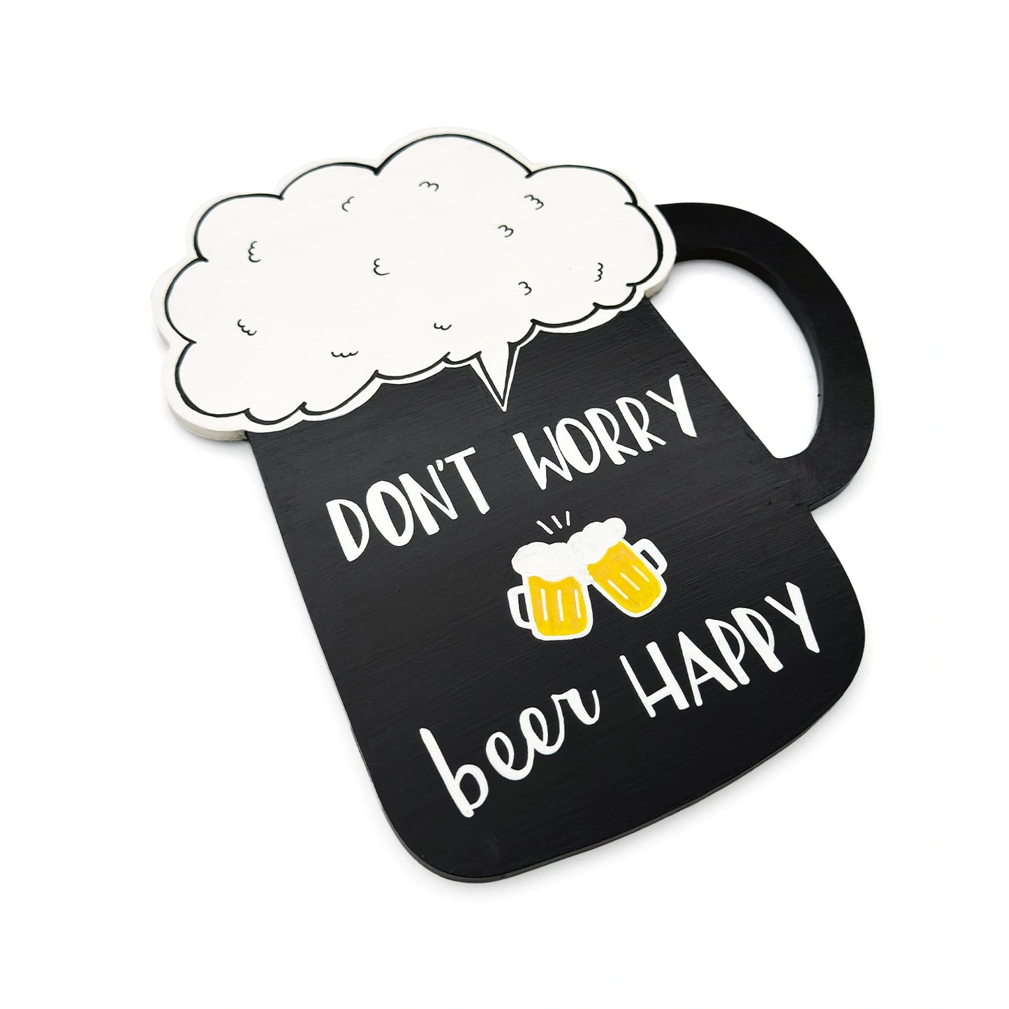 Hand-Painted Wooden Bar Room Hanging Set of 2 - Combo 1