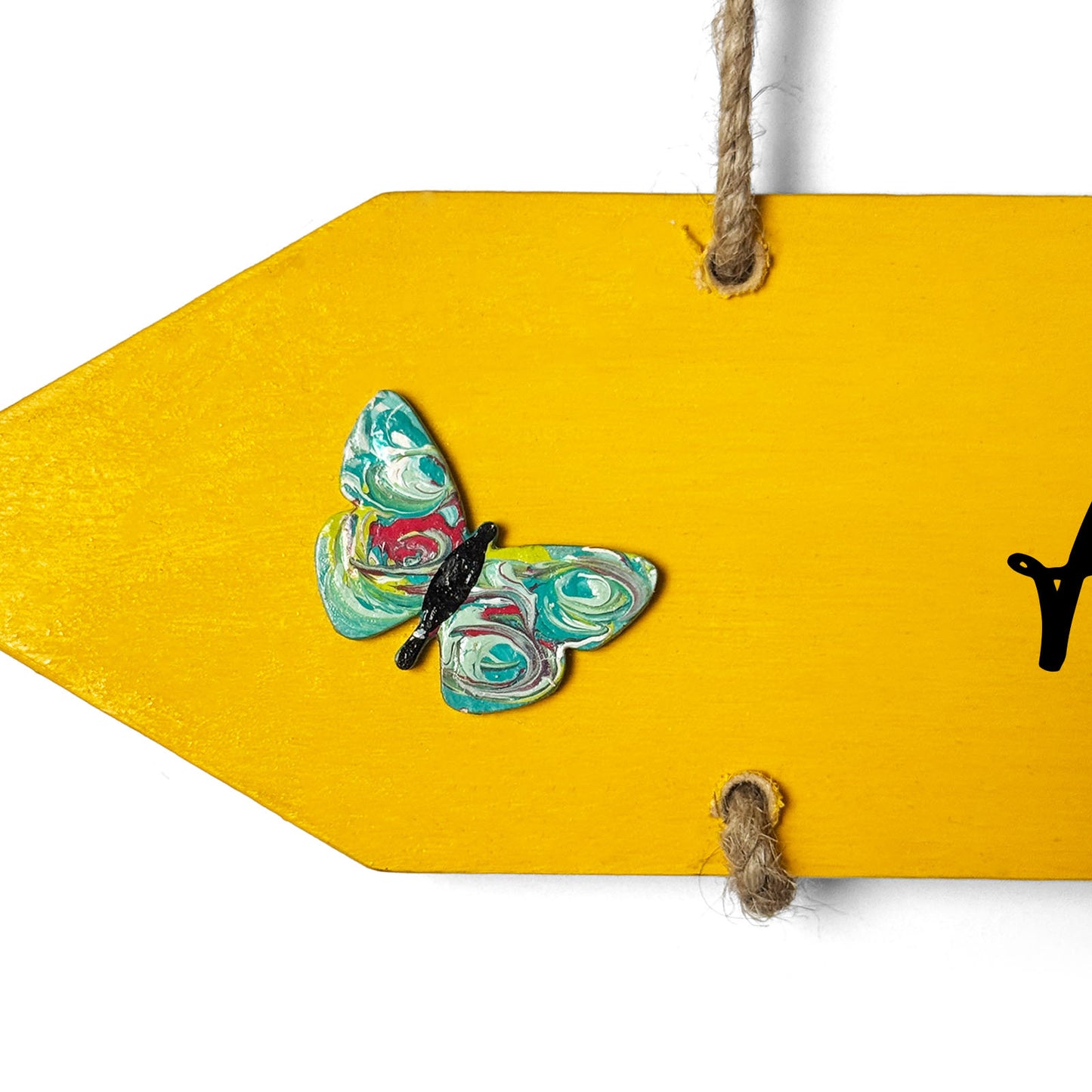 This Is Us Our Life Our Story Our Home  Hand-Painted Wooden Arrow Plank Name Plate For Home - Three Planks