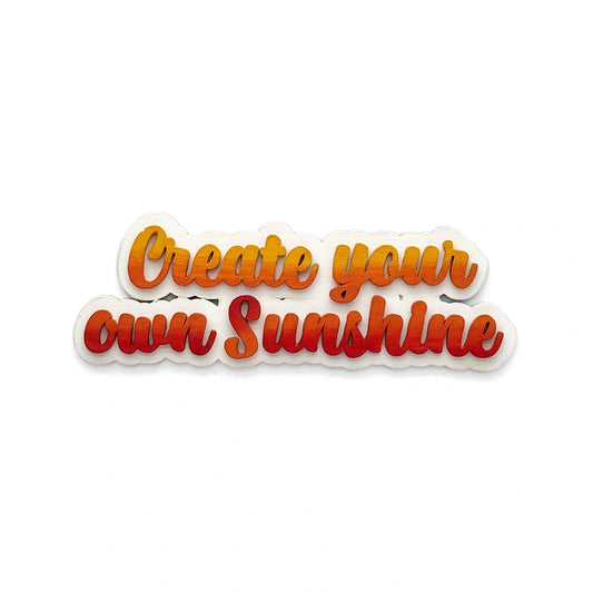 Create Your Own Sunshine Hand-Painted Wooden Double Layered Fridge Magnet